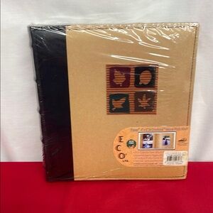 Eco-Friendly 4x6 Photo Album with Black and Brown Cover